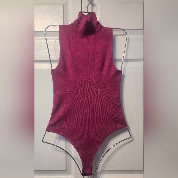 EXPRESS BODY CONTOUR SWEATER BODYSUIT - Picture 7 of 10